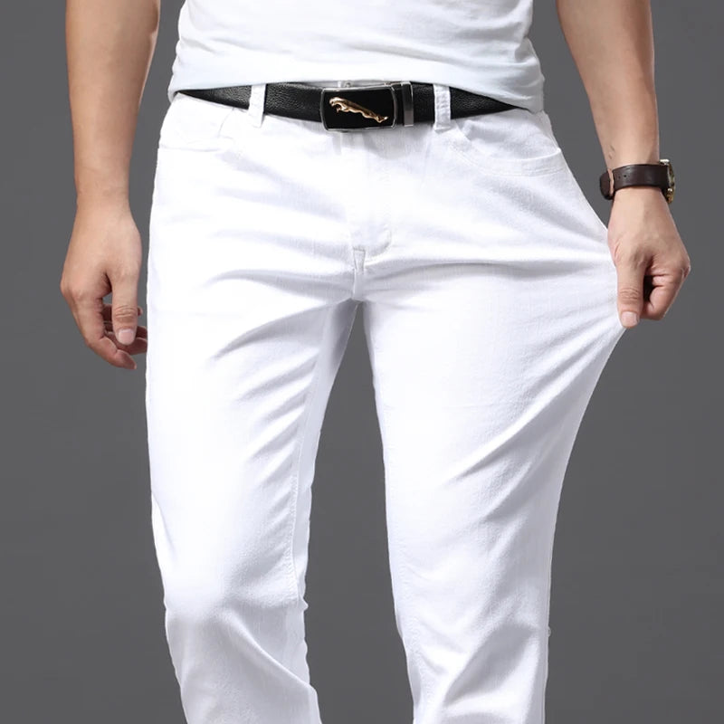 White Jeans Slim Fit