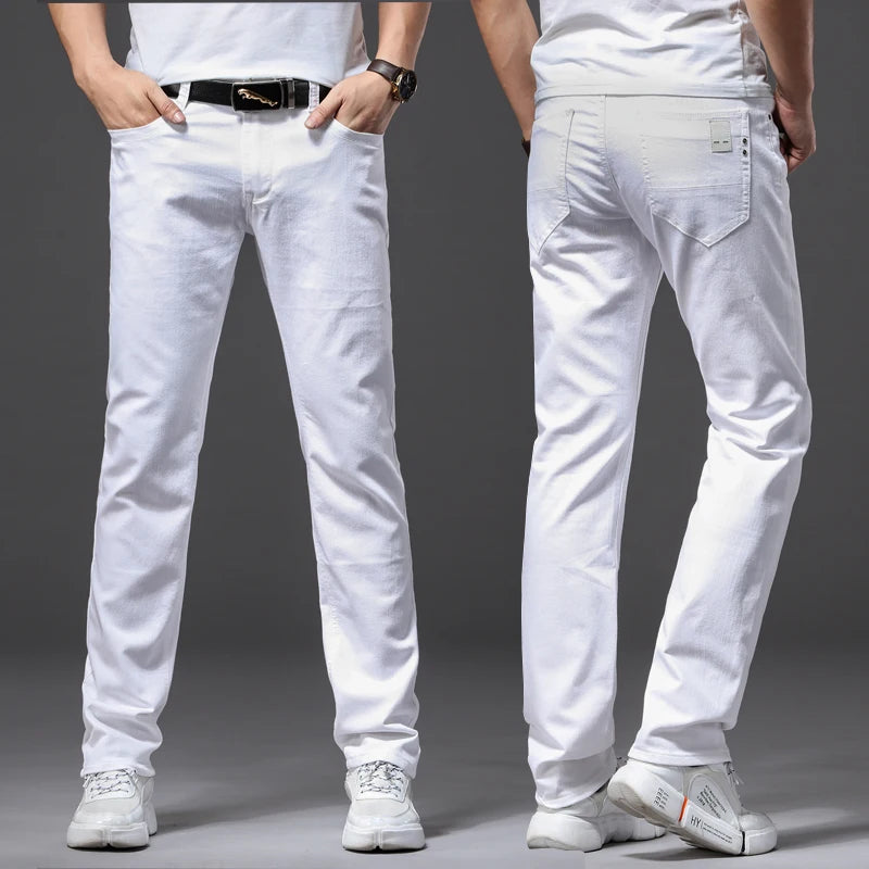 White Jeans Slim Fit