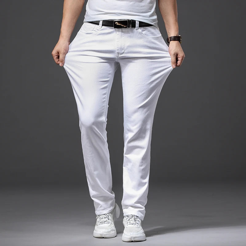 White Jeans Slim Fit