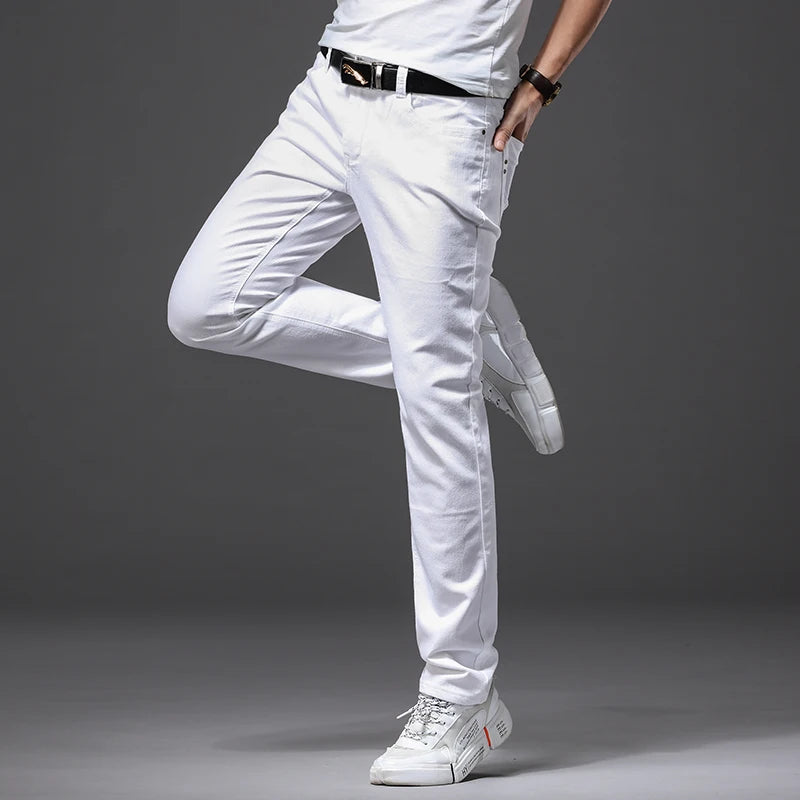 White Jeans Slim Fit