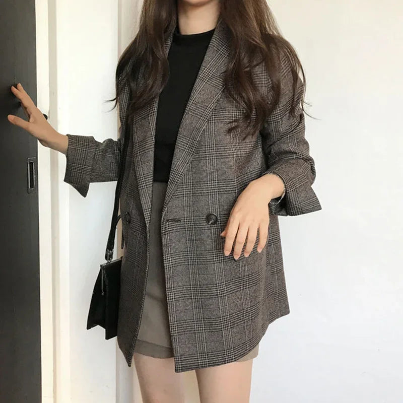 Plaid Blazer