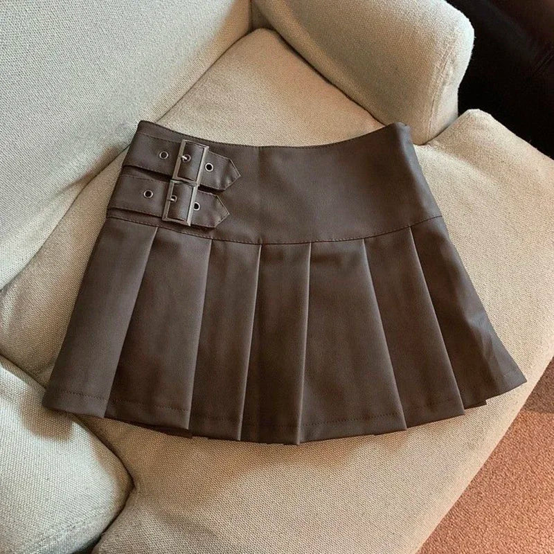 Leather Mini Skirts