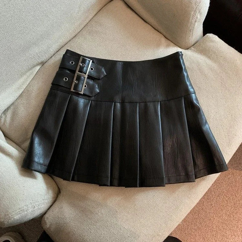 Leather Mini Skirts