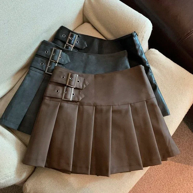 Leather Mini Skirts