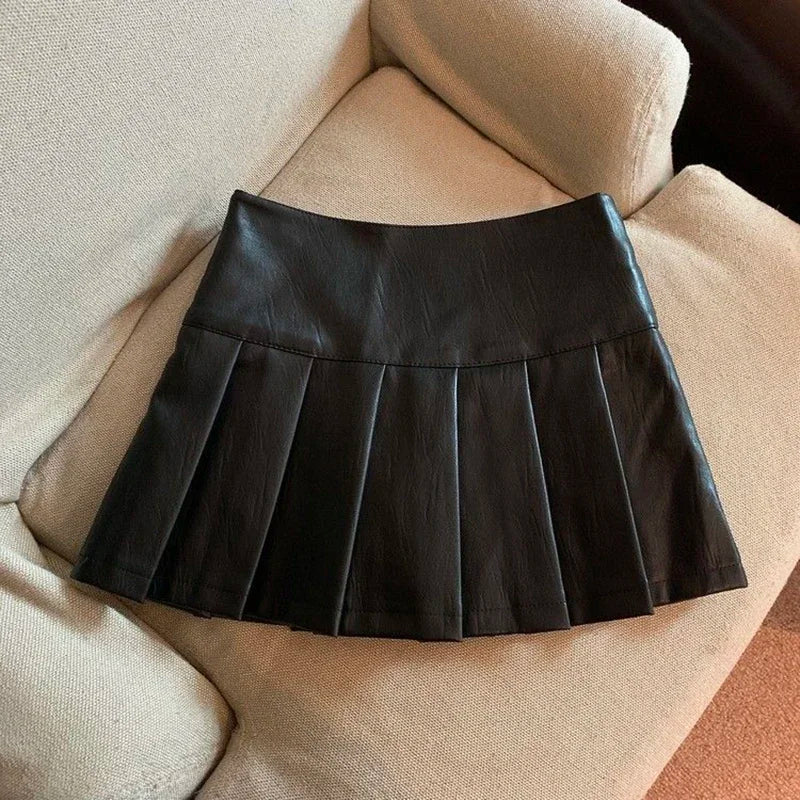 Leather Mini Skirts