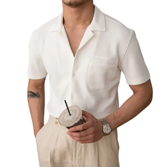 V-neck Short Sleeved Shirt