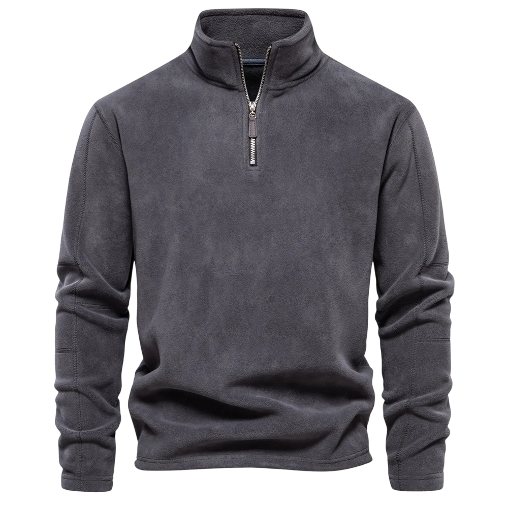 Zipper Neck Pullover