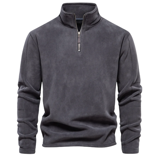 Zipper Neck Pullover