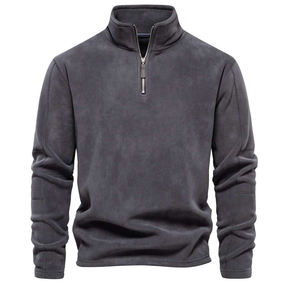 Zipper Neck Pullover